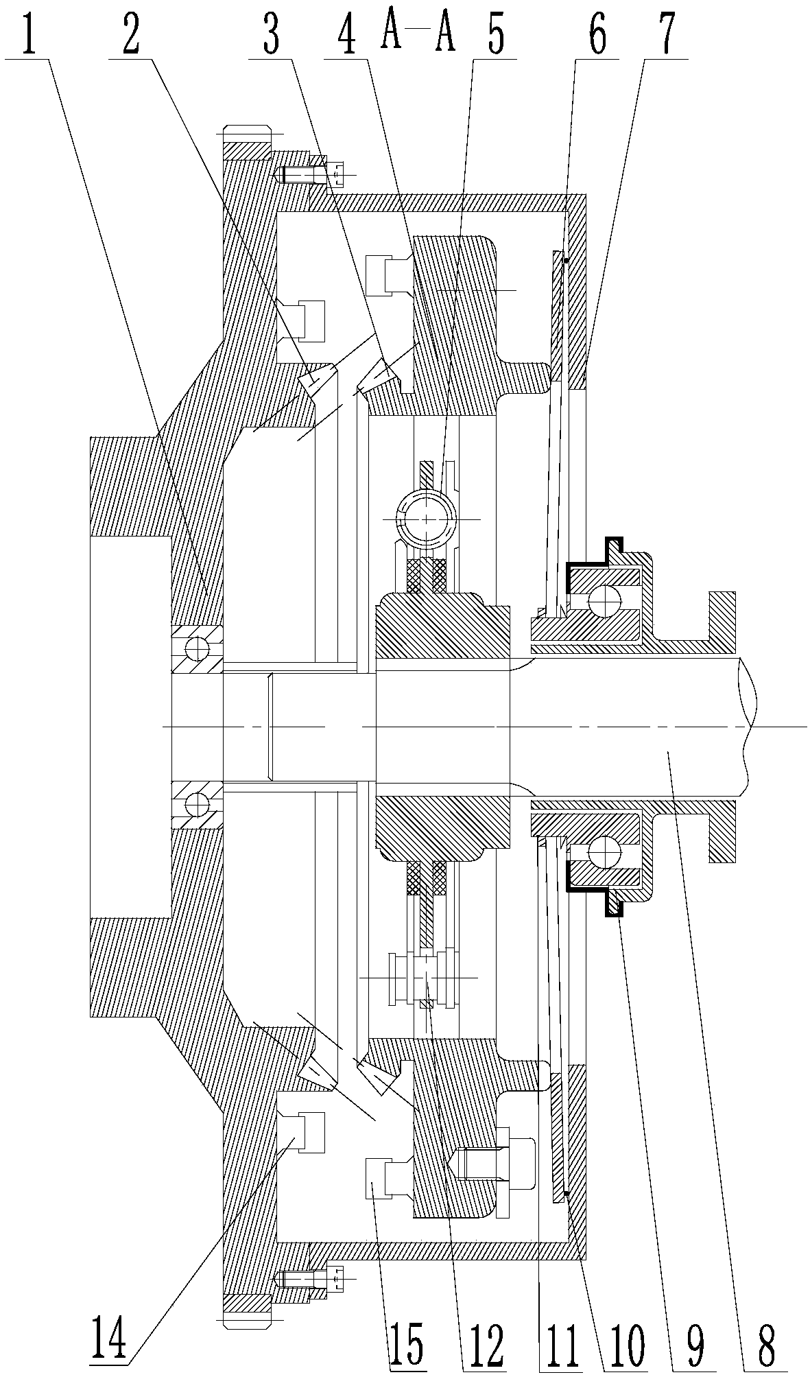 High-speed Inspired Clutch Based on Bevel Gear Internal Meshing