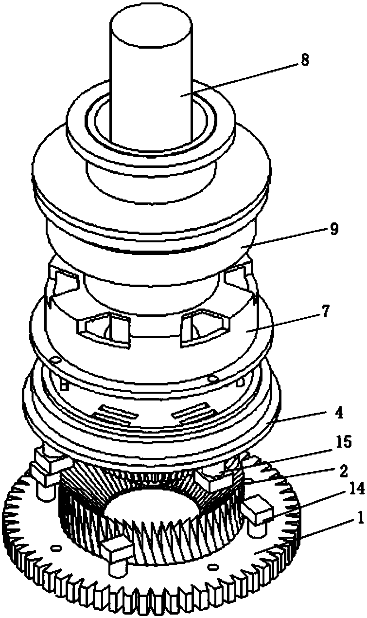 High-speed Inspired Clutch Based on Bevel Gear Internal Meshing