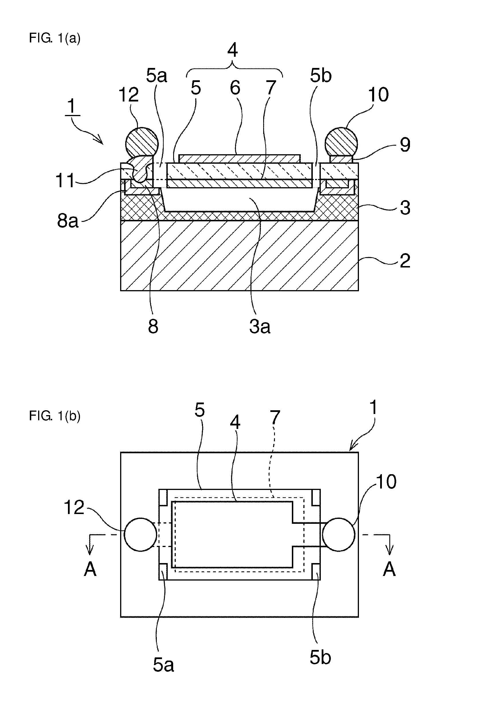 Piezoelectric bulk wave device, and method of manufacturing the piezoelectric bulk wave device