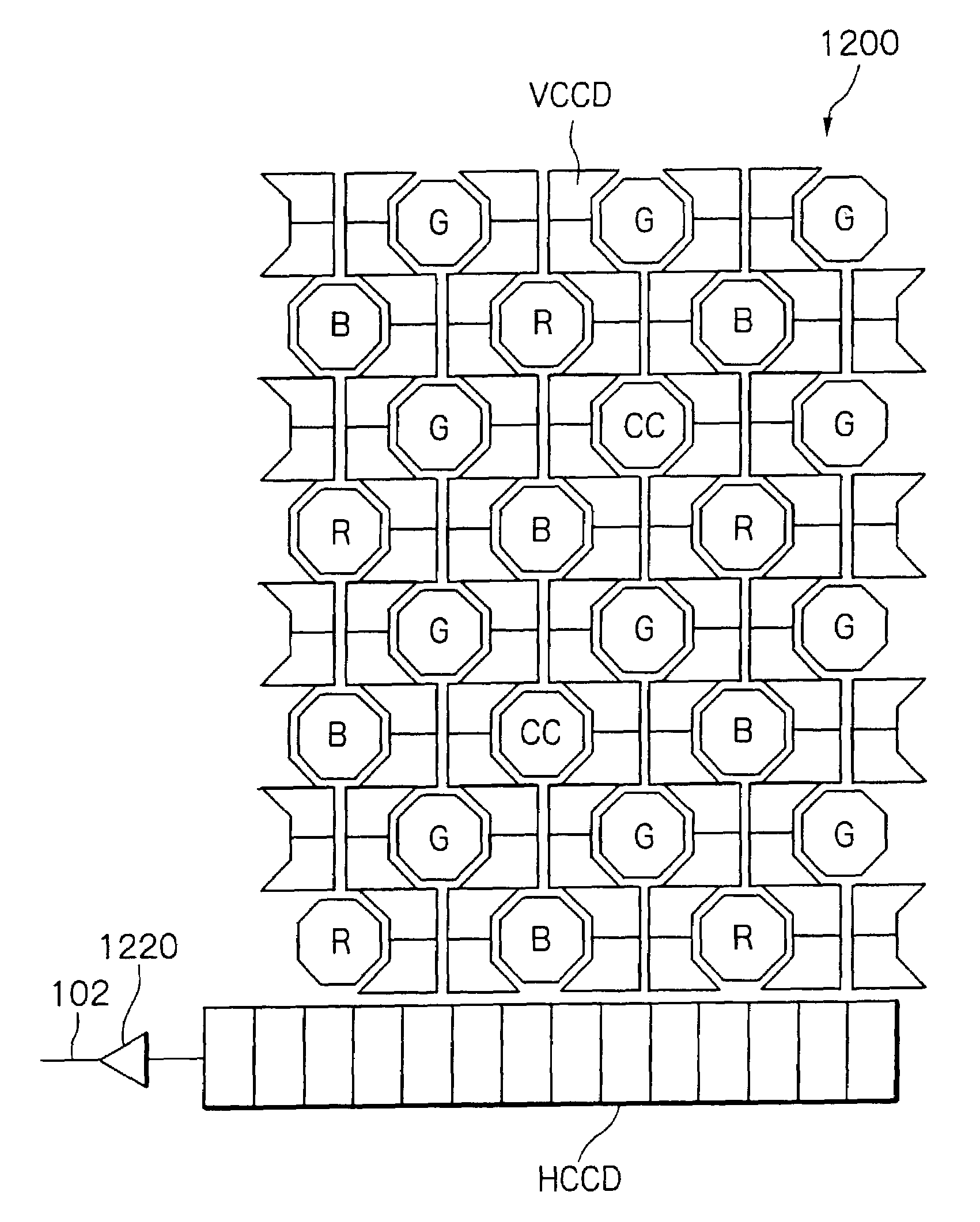Solid-state image sensor having control cells for developing signals for image-shooting control under poor illumination