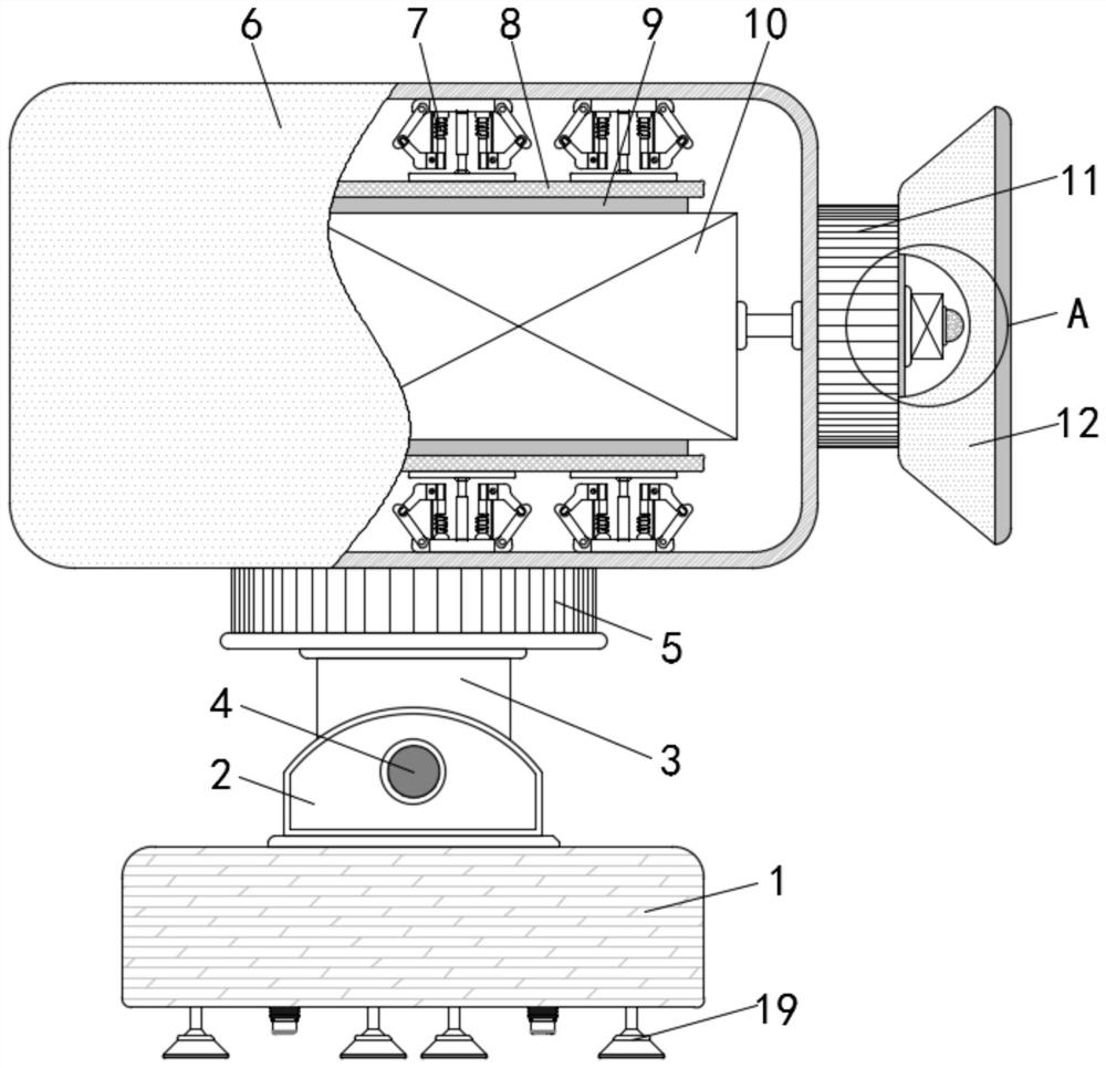 Efficient anti-shake projector based on multimedia equipment