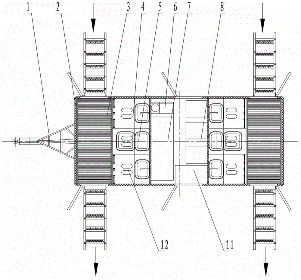 An integrated decontamination trailer for nuclear, biological and chemical pollution