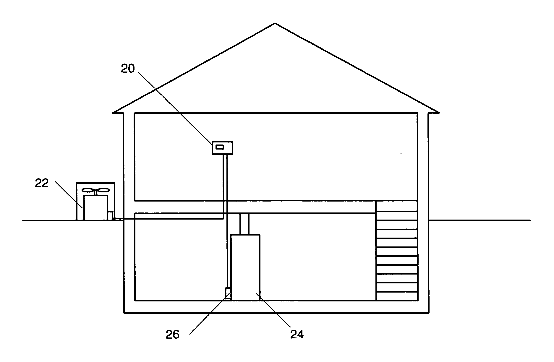 Thermostat having default curtailment temperature settings