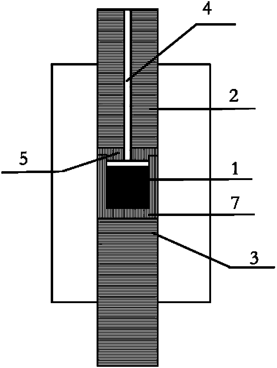 Current assisted method for quickly preparing powder