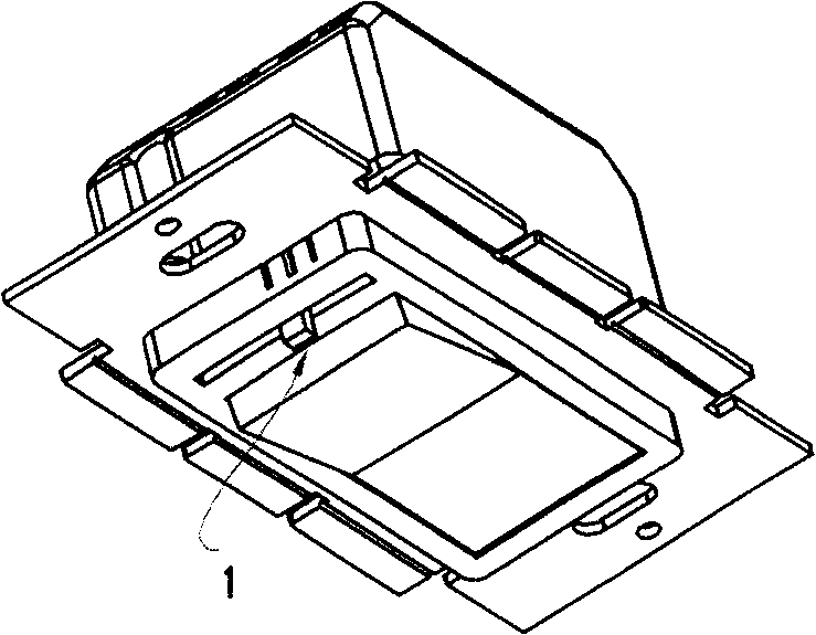 Switch type straight sliding light modulator