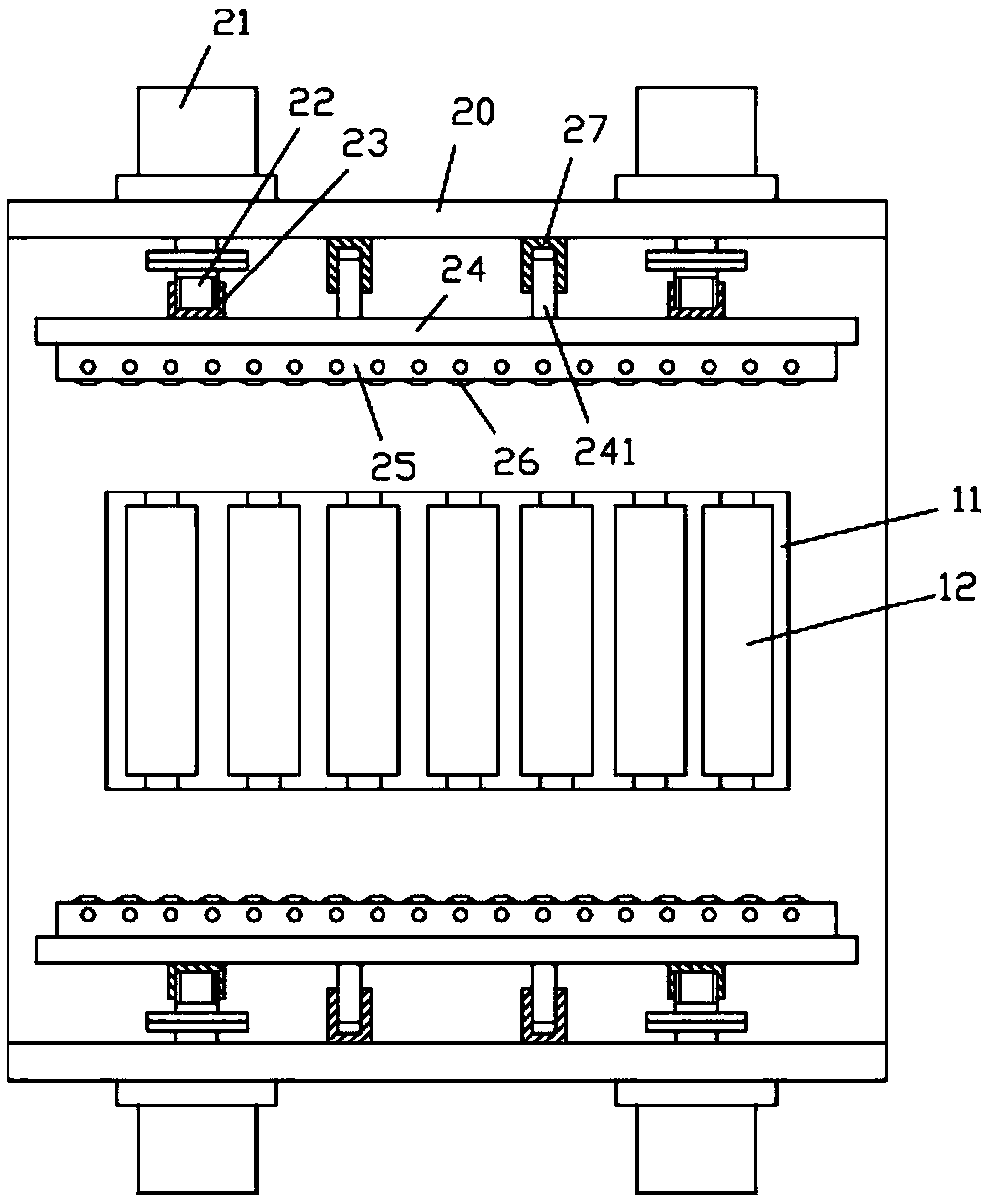 Wood board conveying rack