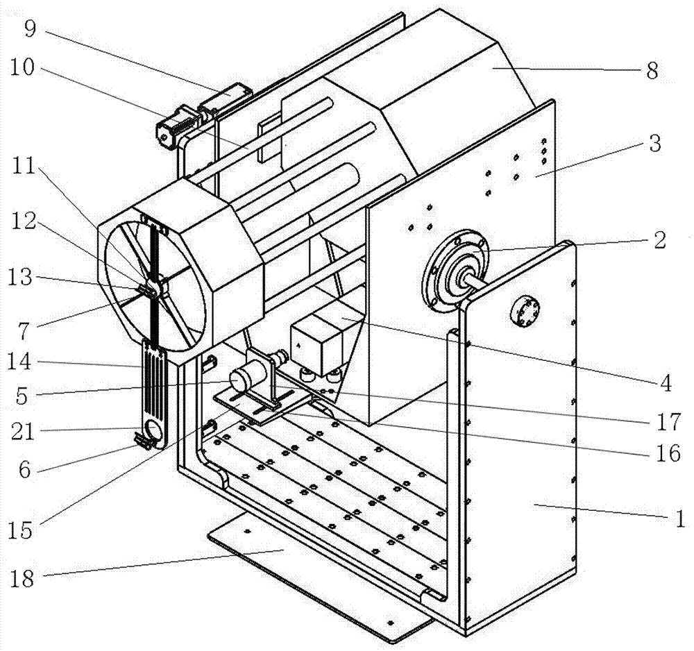 Multi-wavelength remote Raman laser radar mechanism