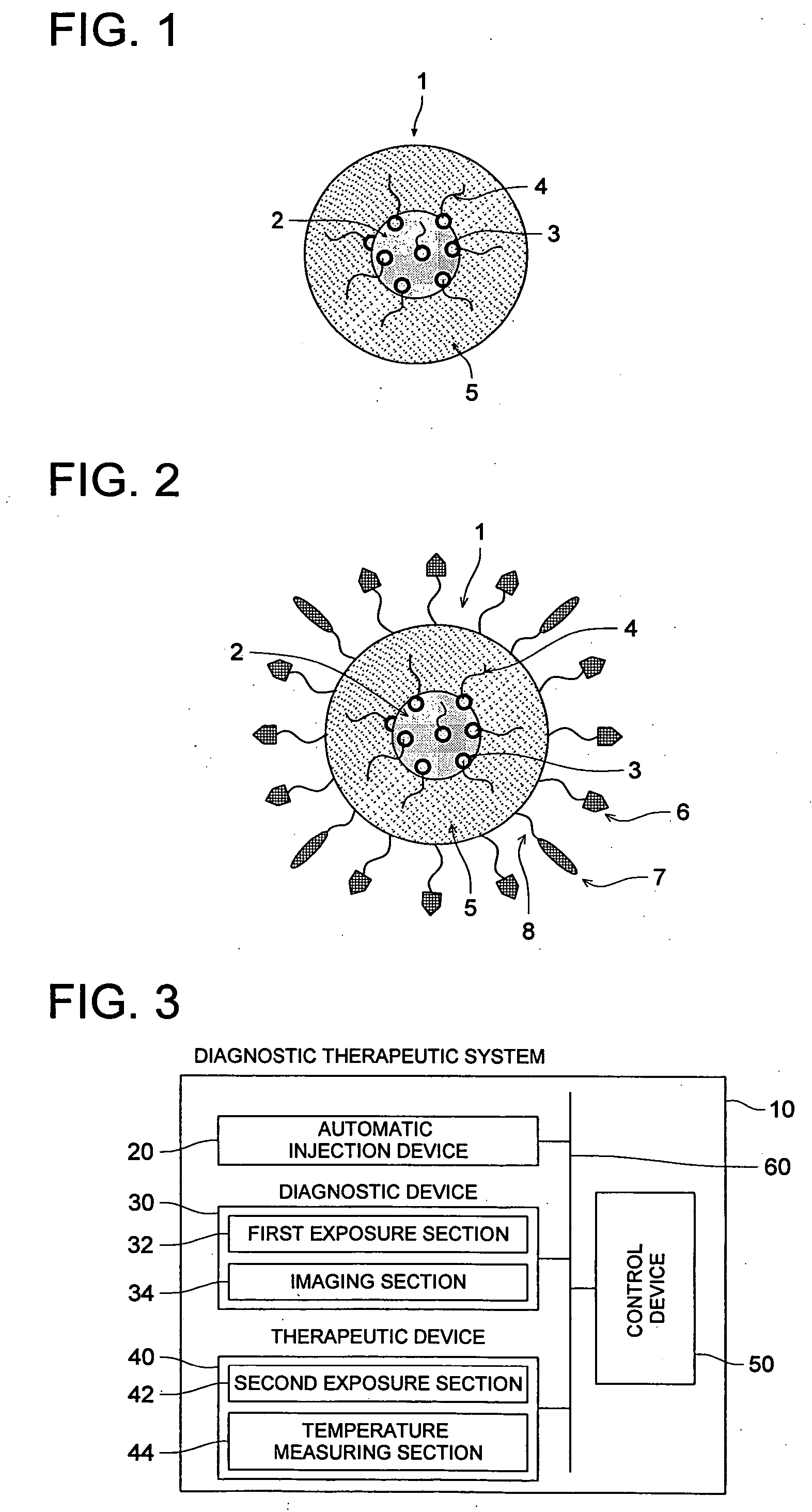 Pharmaceutical preparation containing magnetic vesicular particles, manufacturing method thereof and diagnostic therapeutic system