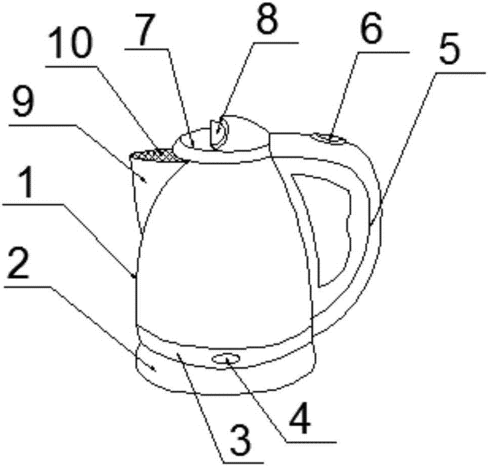 Electric kettle capable of preventing scale