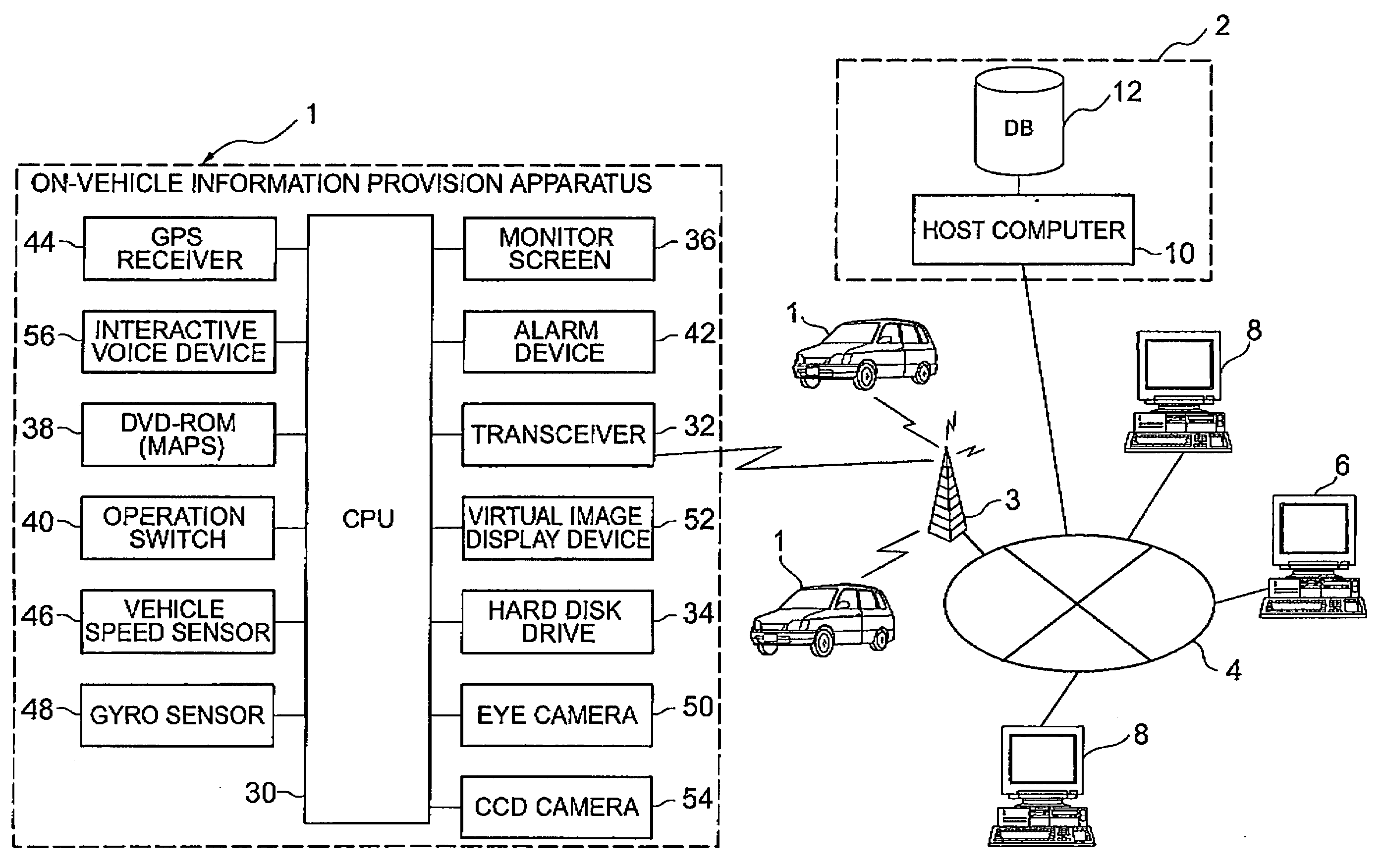 On-vehicle information provision apparatus