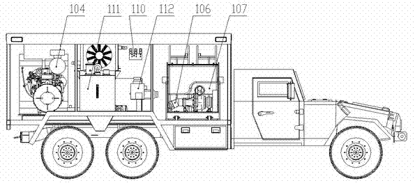 Light high-mobility long-distance water supply fire-fighting method and system