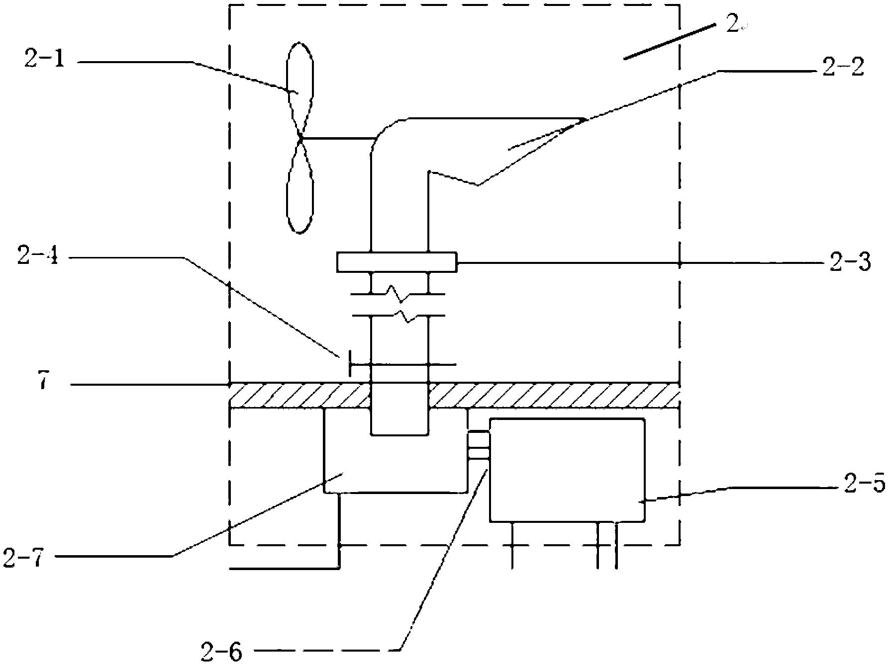 Air managing system of lithium-air secondary battery pack