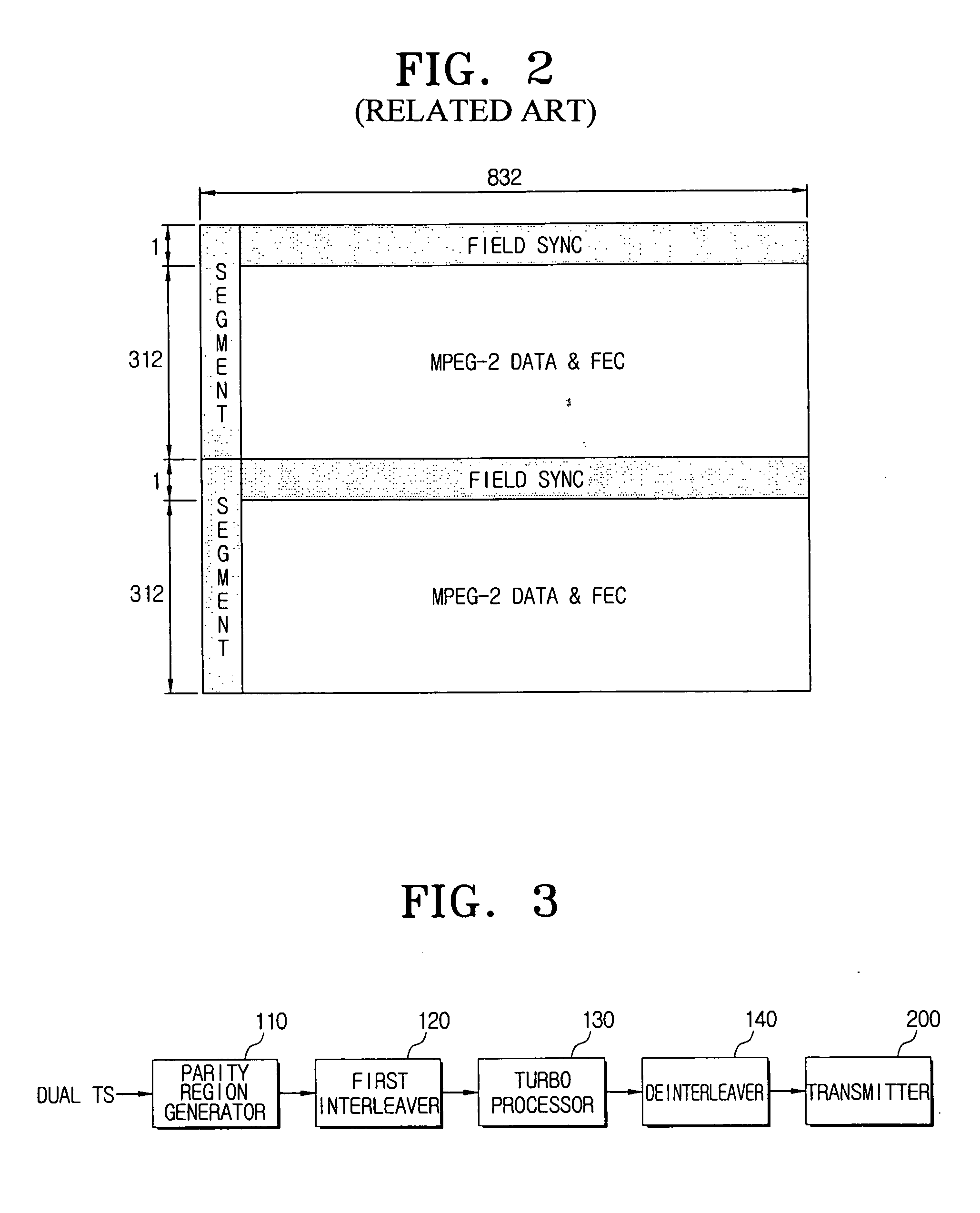 Digital broadcasting transmission and reception systems and methods thereof