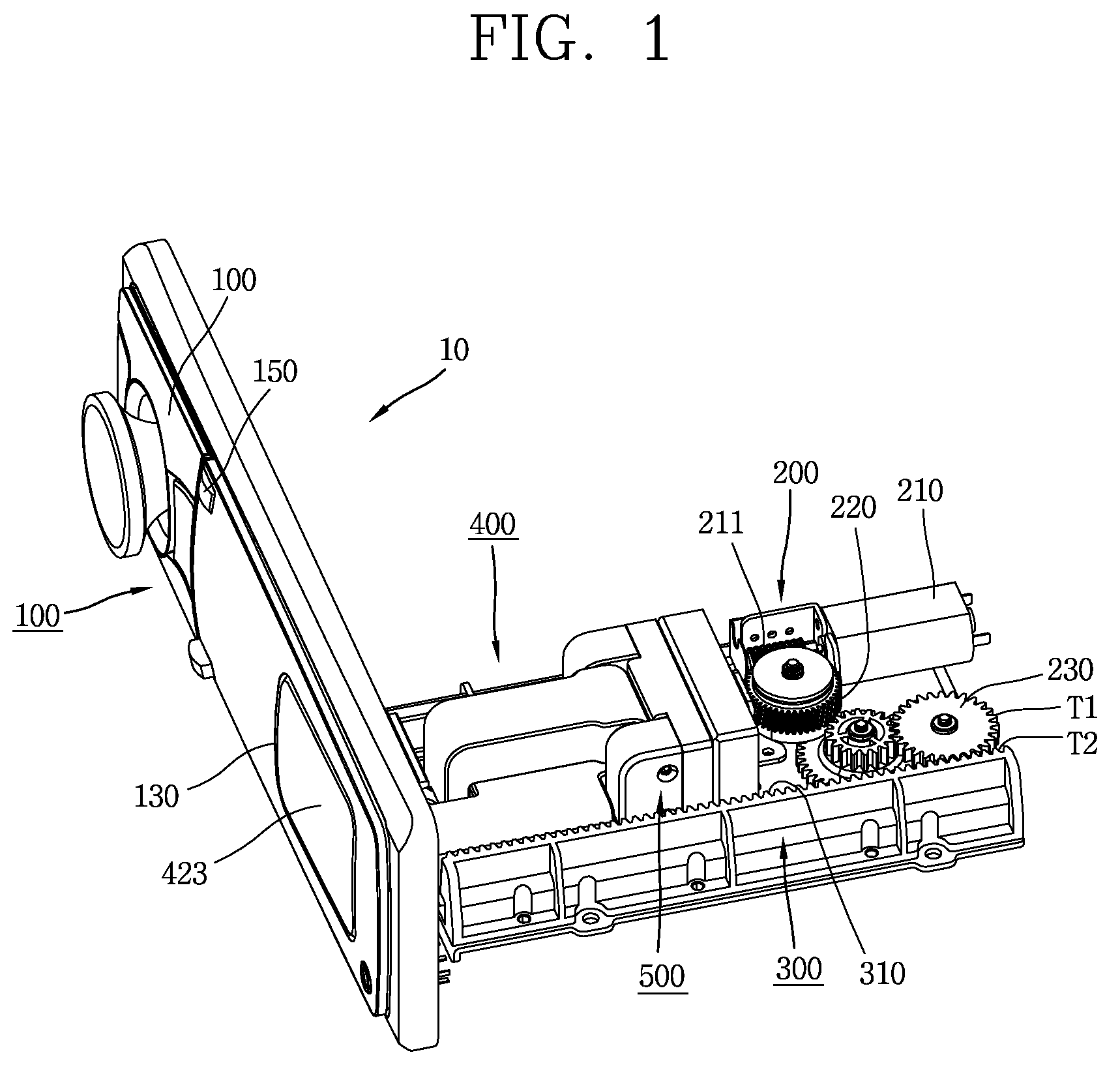 Stationary apparatus for portable electronic device