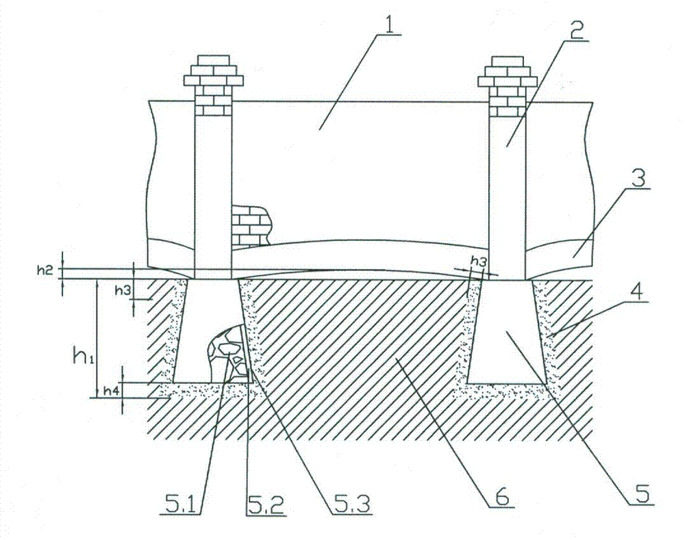 Anti-cracking and anti-collapse structure for newly built enclosing wall at alpine-cold region