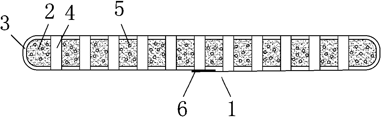 Sanitary napkin polymer absorption core and special hole opening device thereof