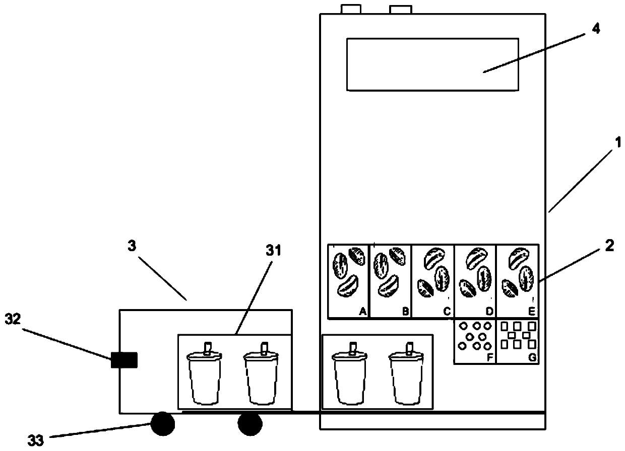 Multi-task coffee order making method and readable storage medium