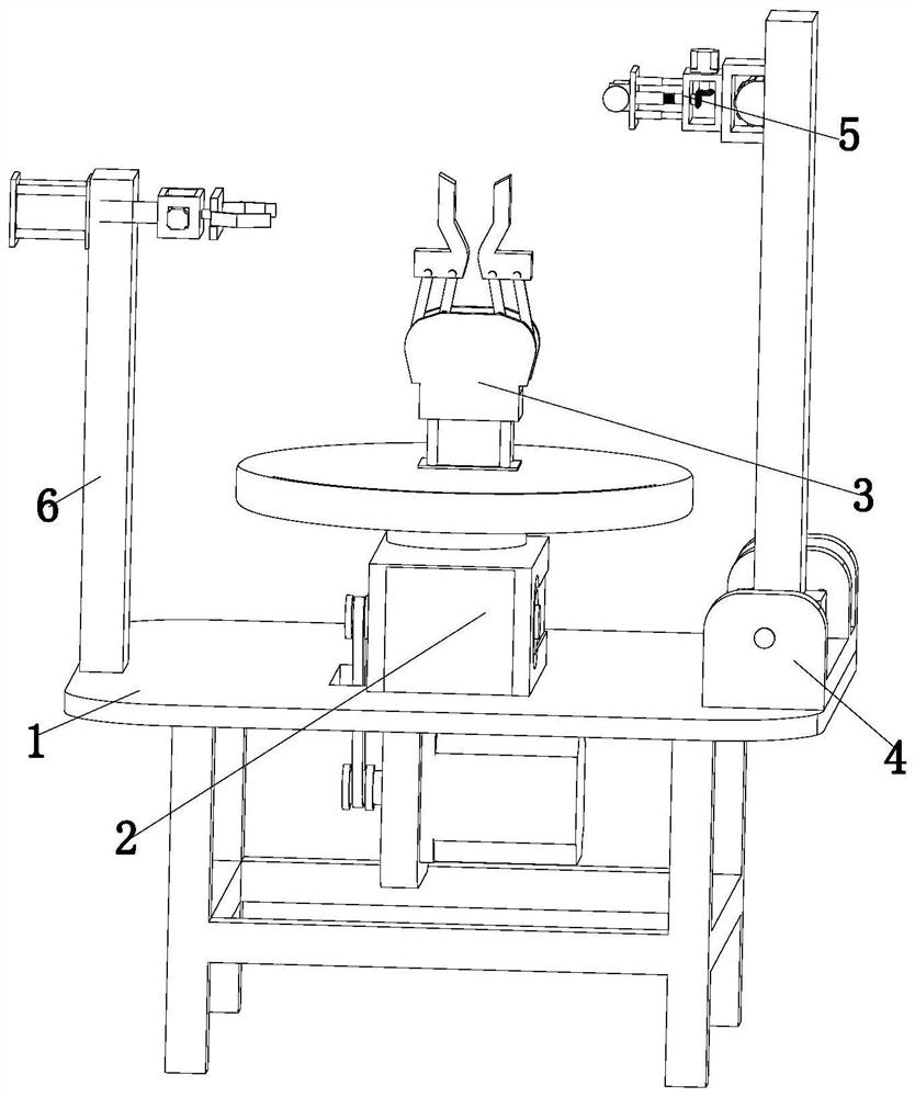 Fixed chamfering device for valve production