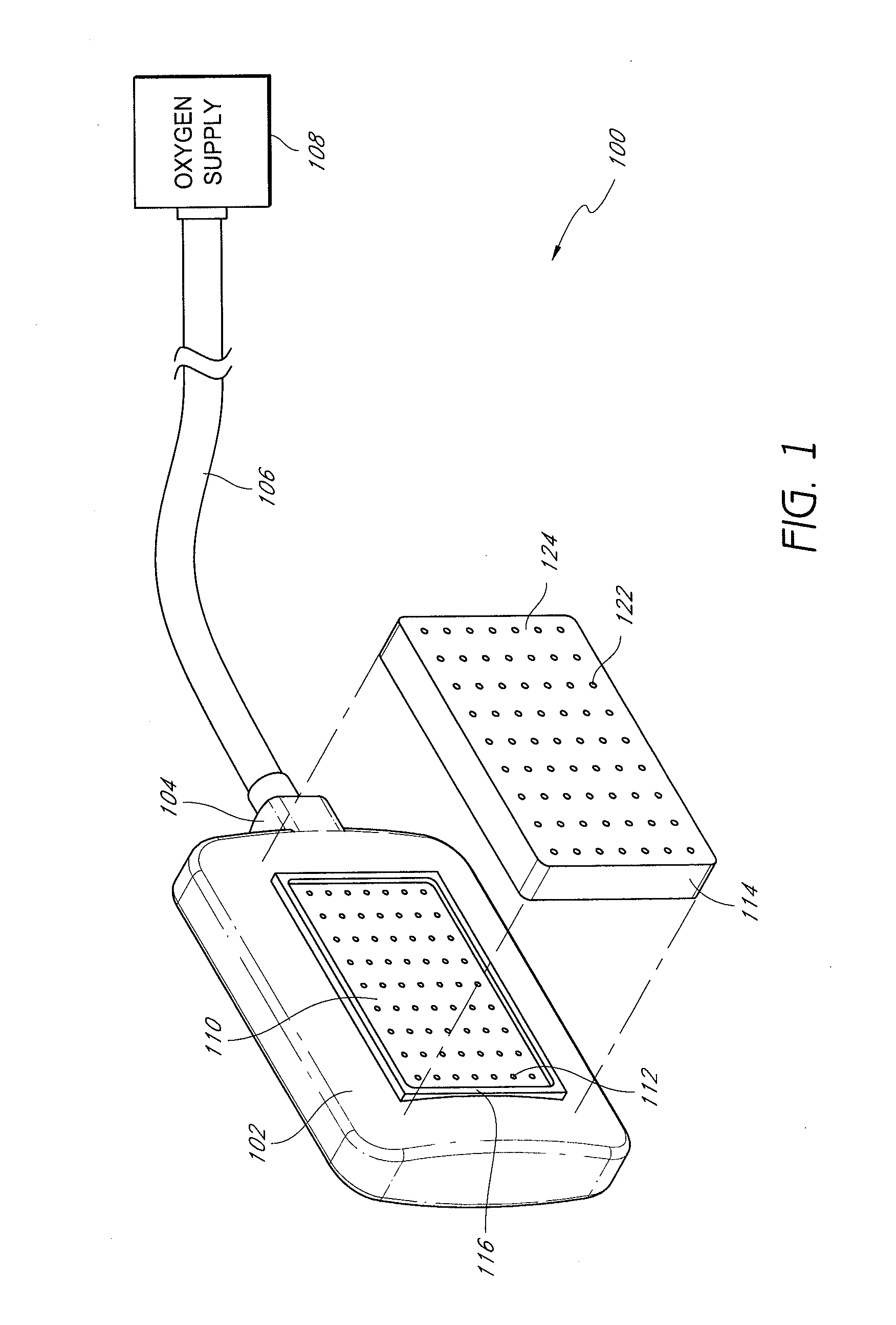 Gas dispenser with therapeutic agent