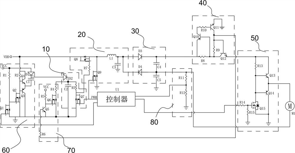 Motor driving power adapter