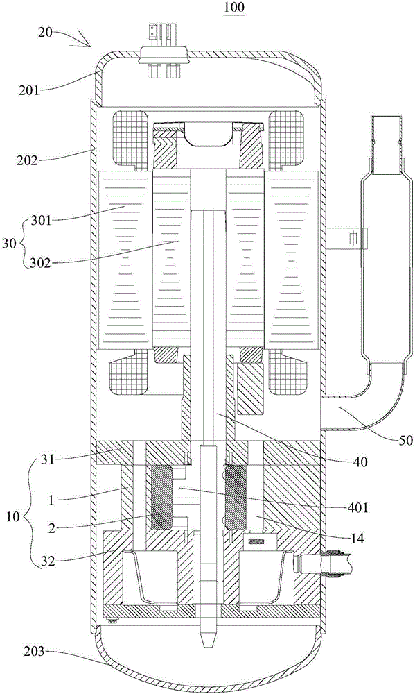 Rotary compressor and compression mechanism thereof