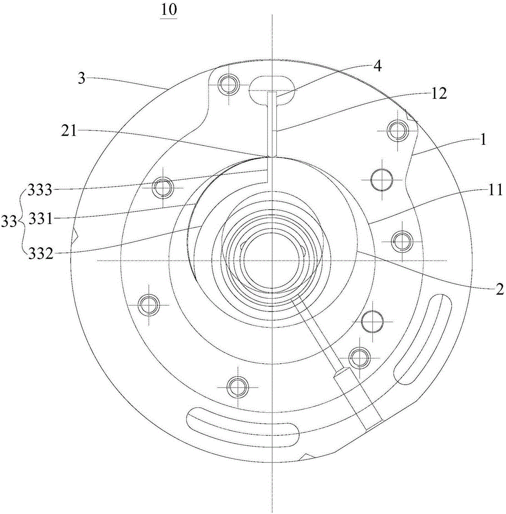 Rotary compressor and compression mechanism thereof