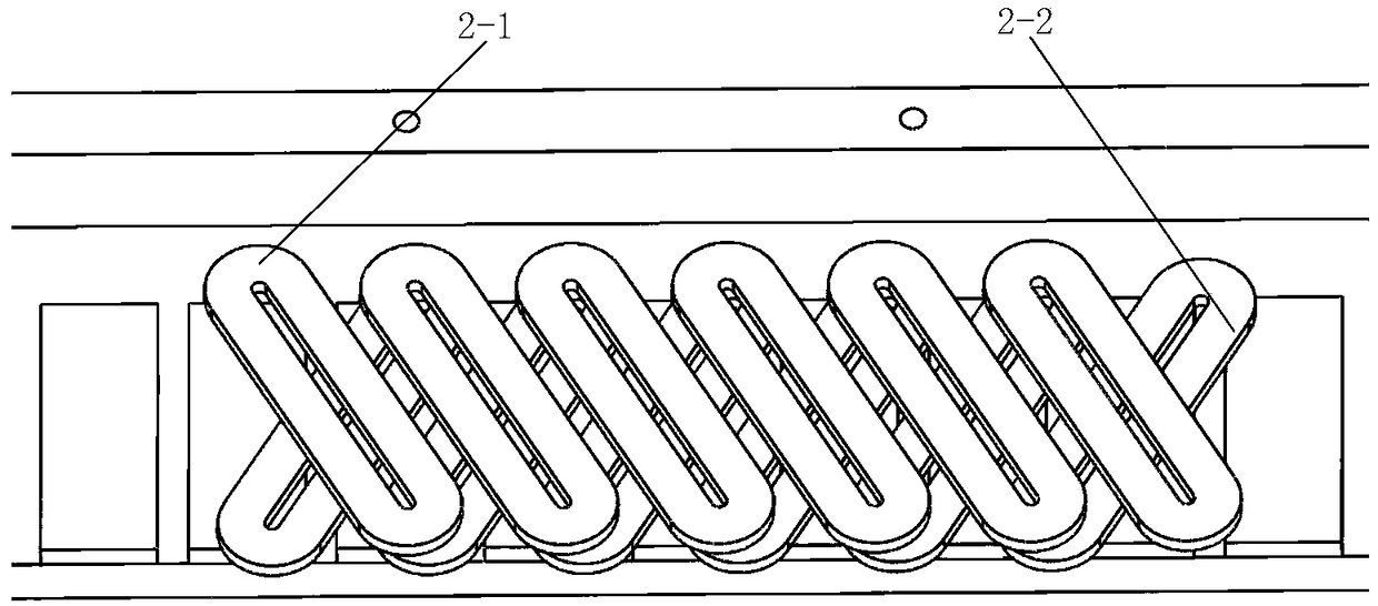 Coreless permanent magnet synchronous linear motor with double-layer reversely tilting windings