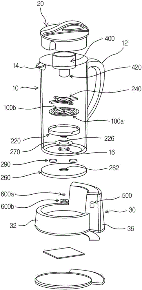 Hydrogen water production device