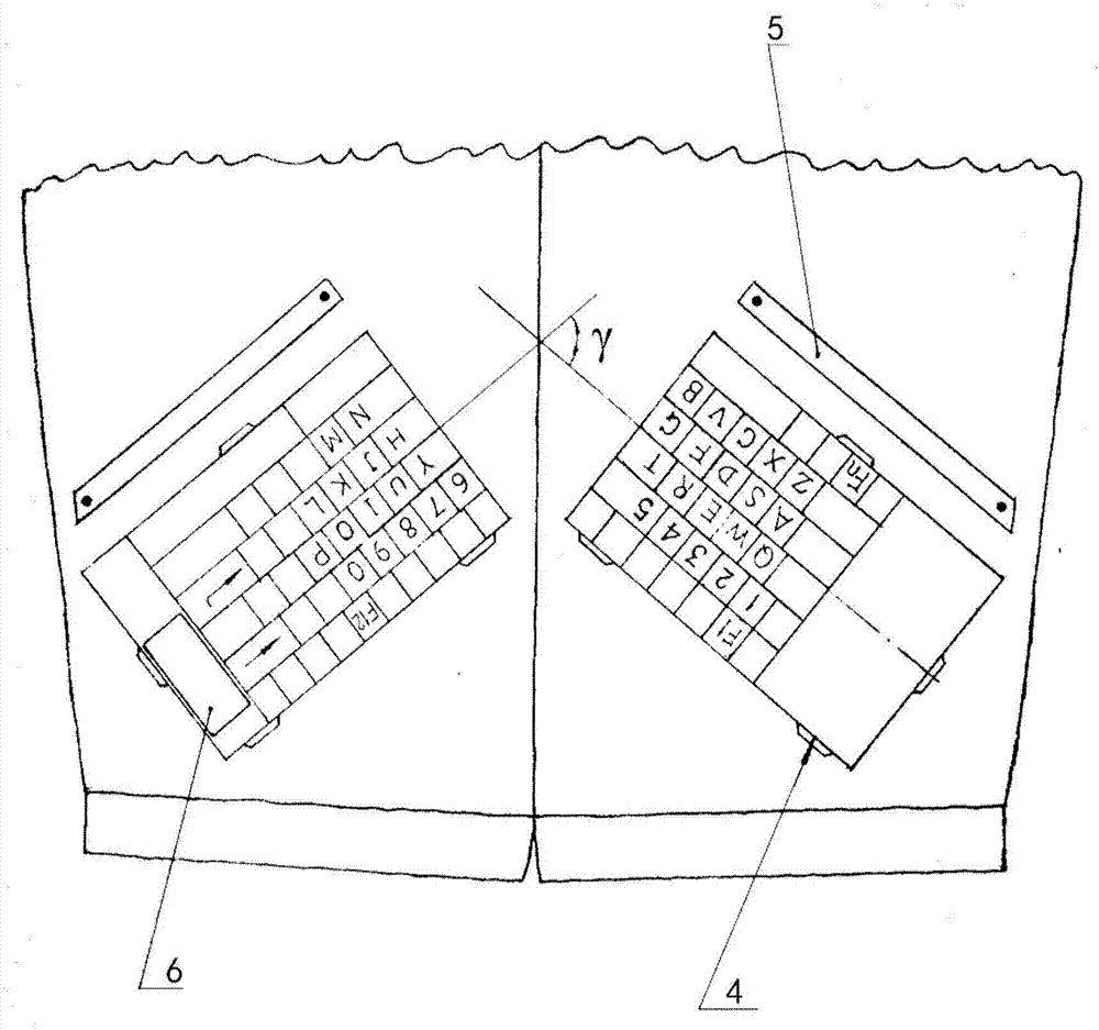 Keyboard and human-computer interaction device