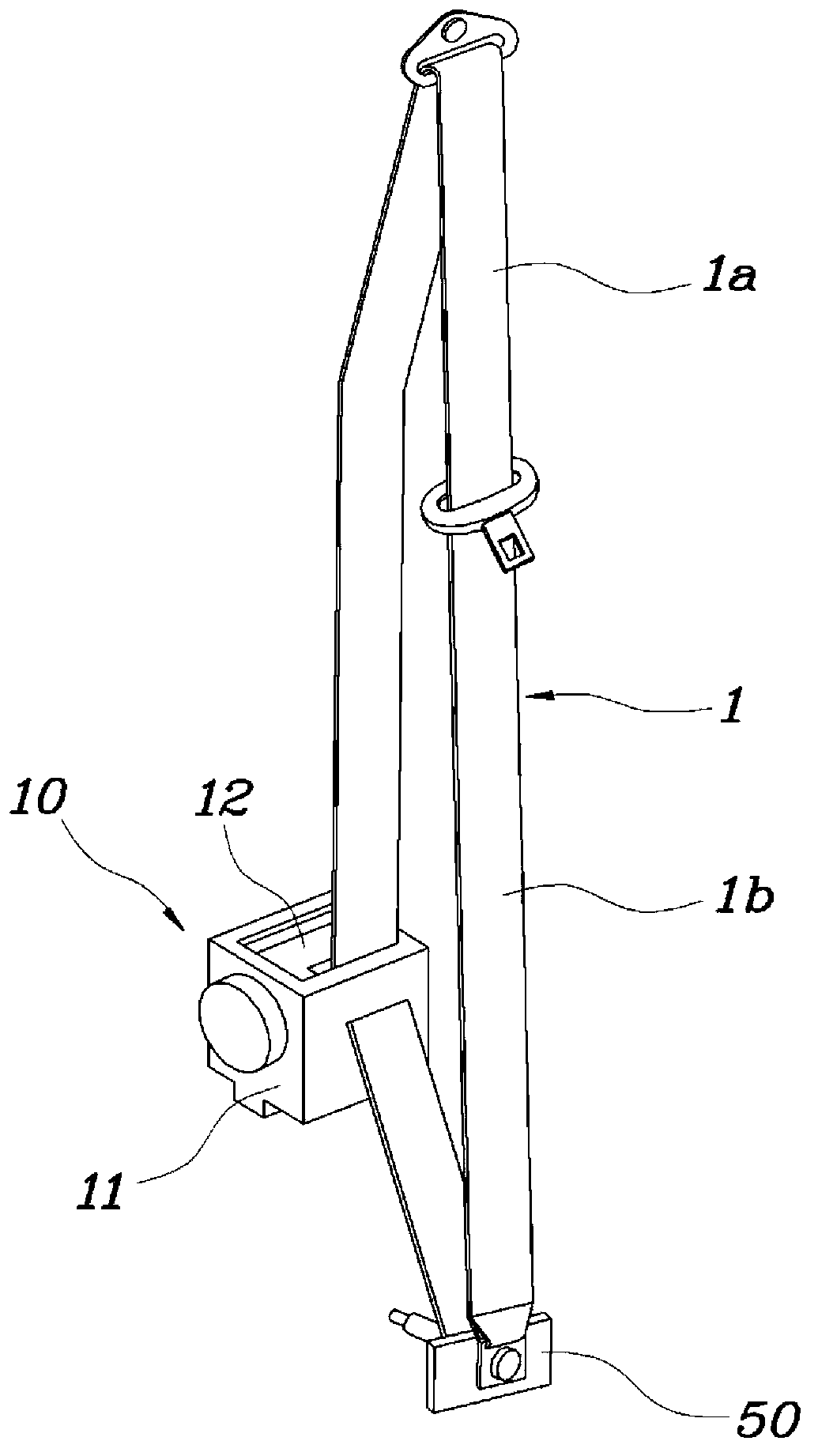 Retractor/pretensioner apparatus of seatbelt for vehicle