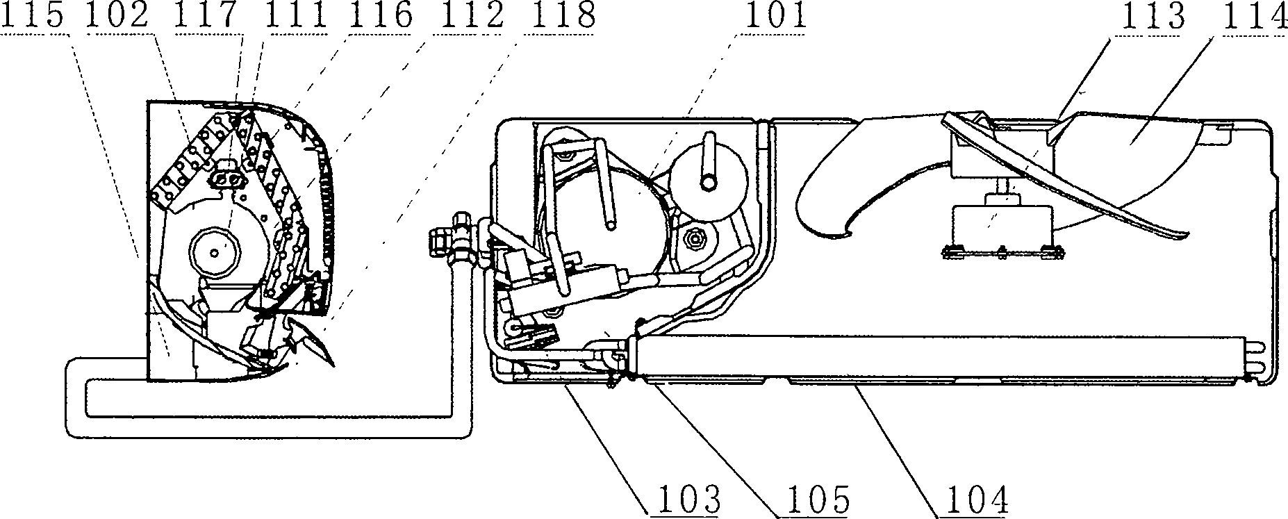 Refrigerating-heating air conditioner with low-temperature heat production function and control method therefor