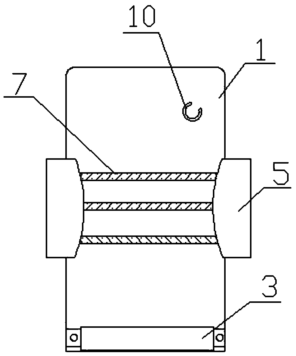 Phlegm suction tube bracket