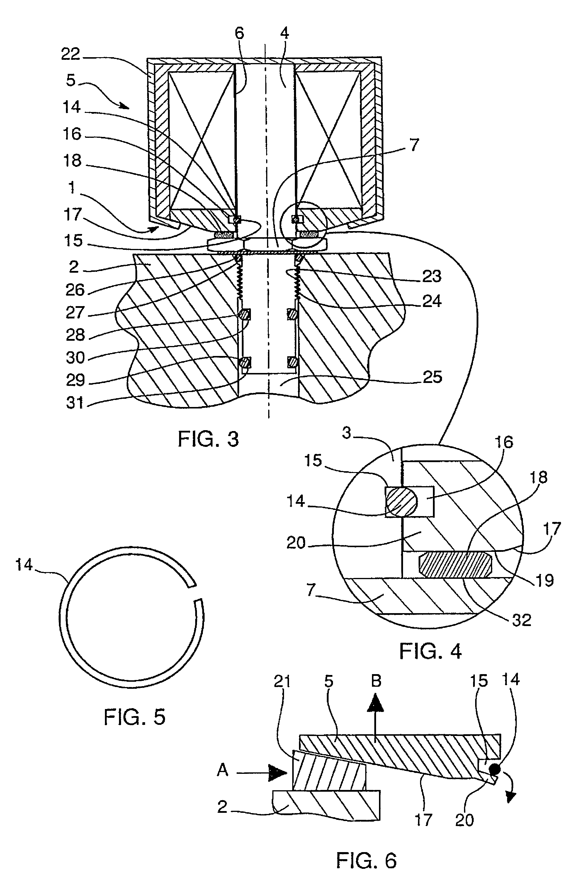 Assembly comprising electrically operated valve, and process for assembling a solenoid on a housing of the valve