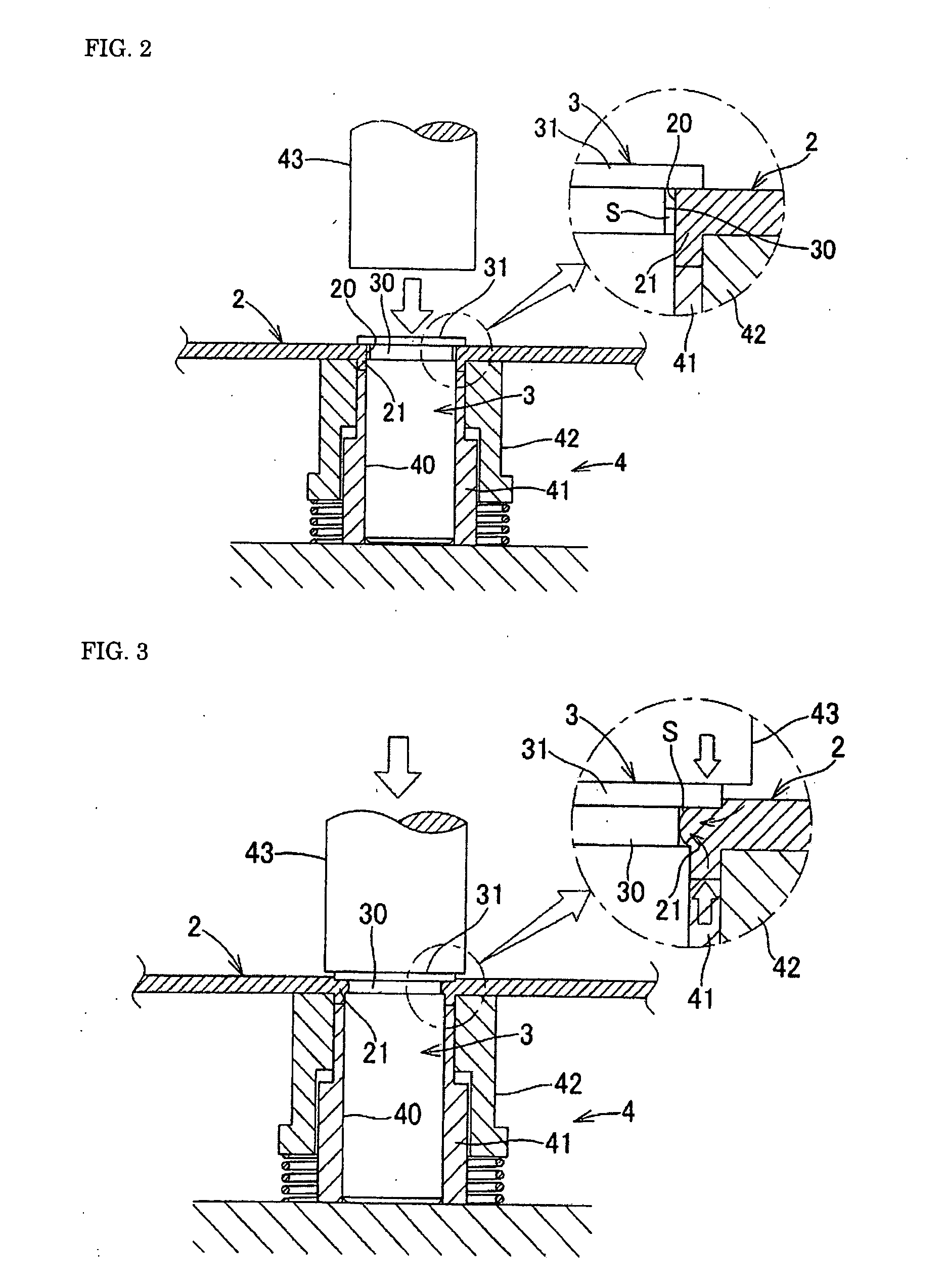 Manufacturing method of caulking-assembled part