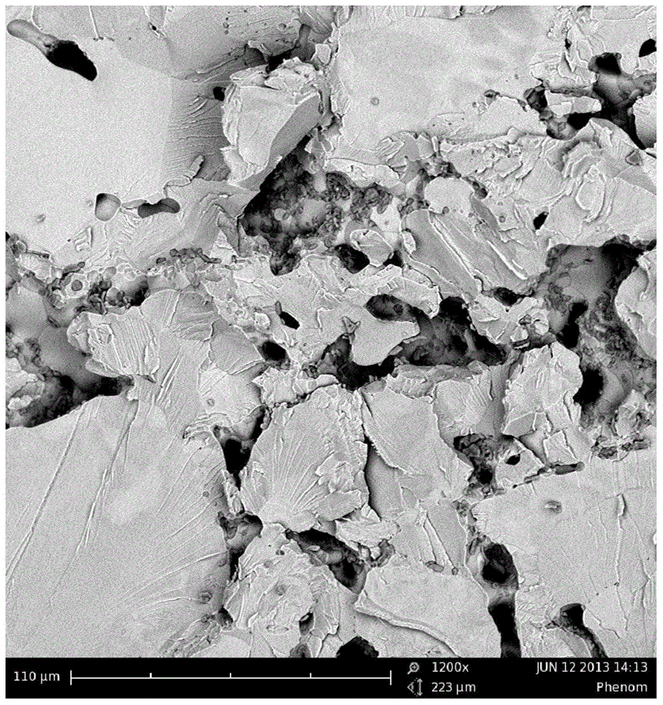 A preparation method of chromium-based composite material for connecting plate