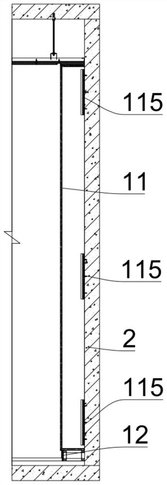 Assembled television background wall installation design structure and installation method thereof