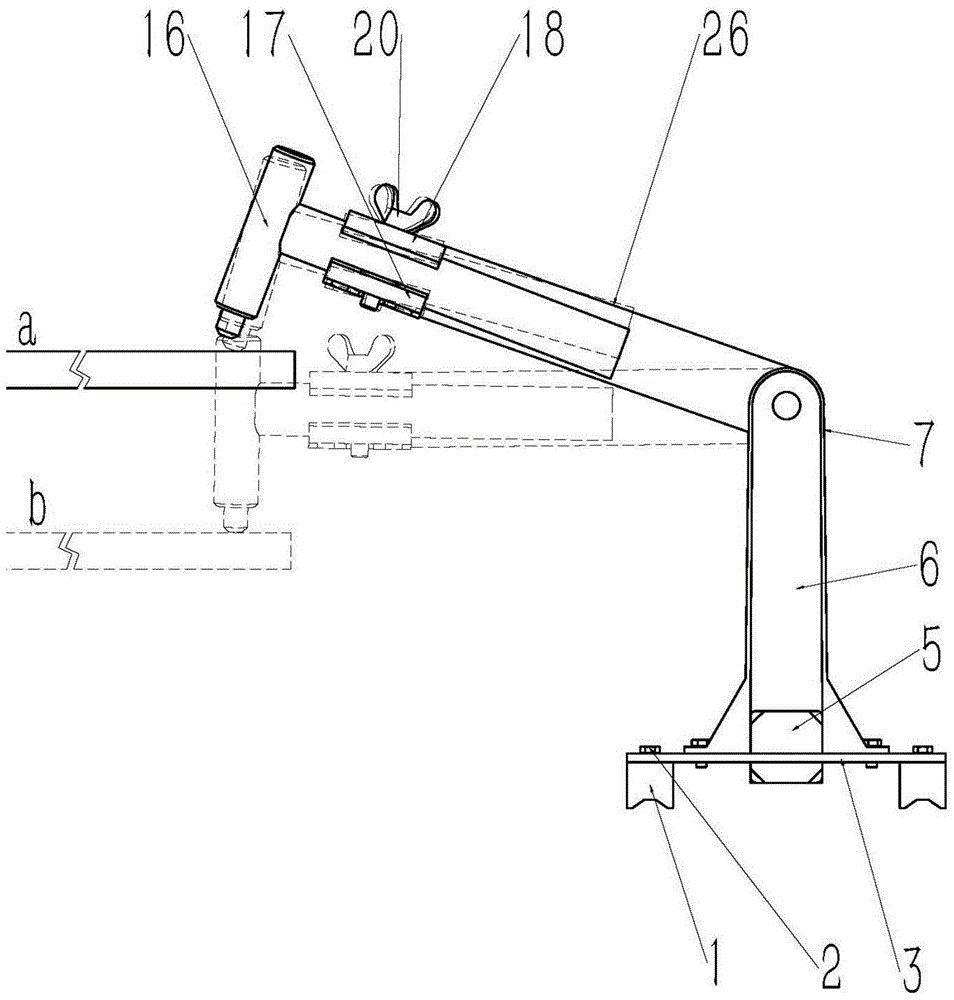 A workbench type automatic power hammer device and method