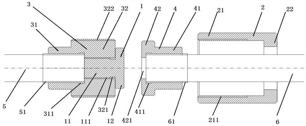 Steel bar mechanical connecting device and method