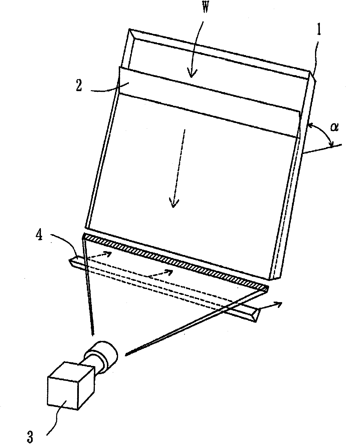 Apparatus for sorting according to colour