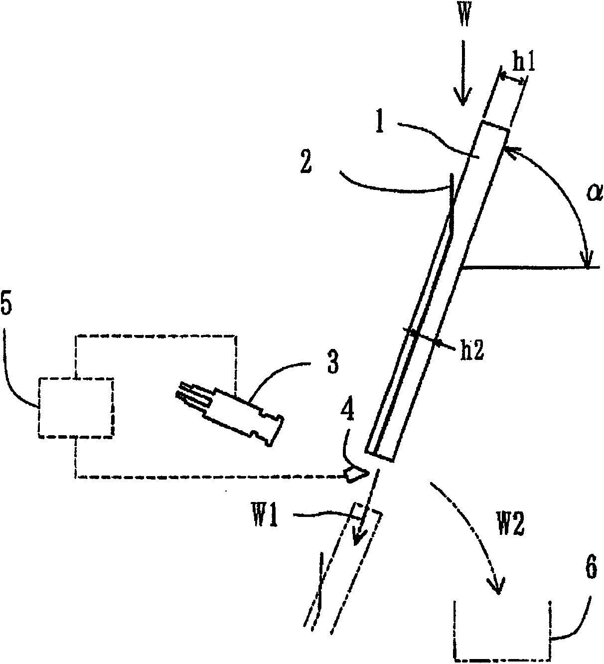 Apparatus for sorting according to colour