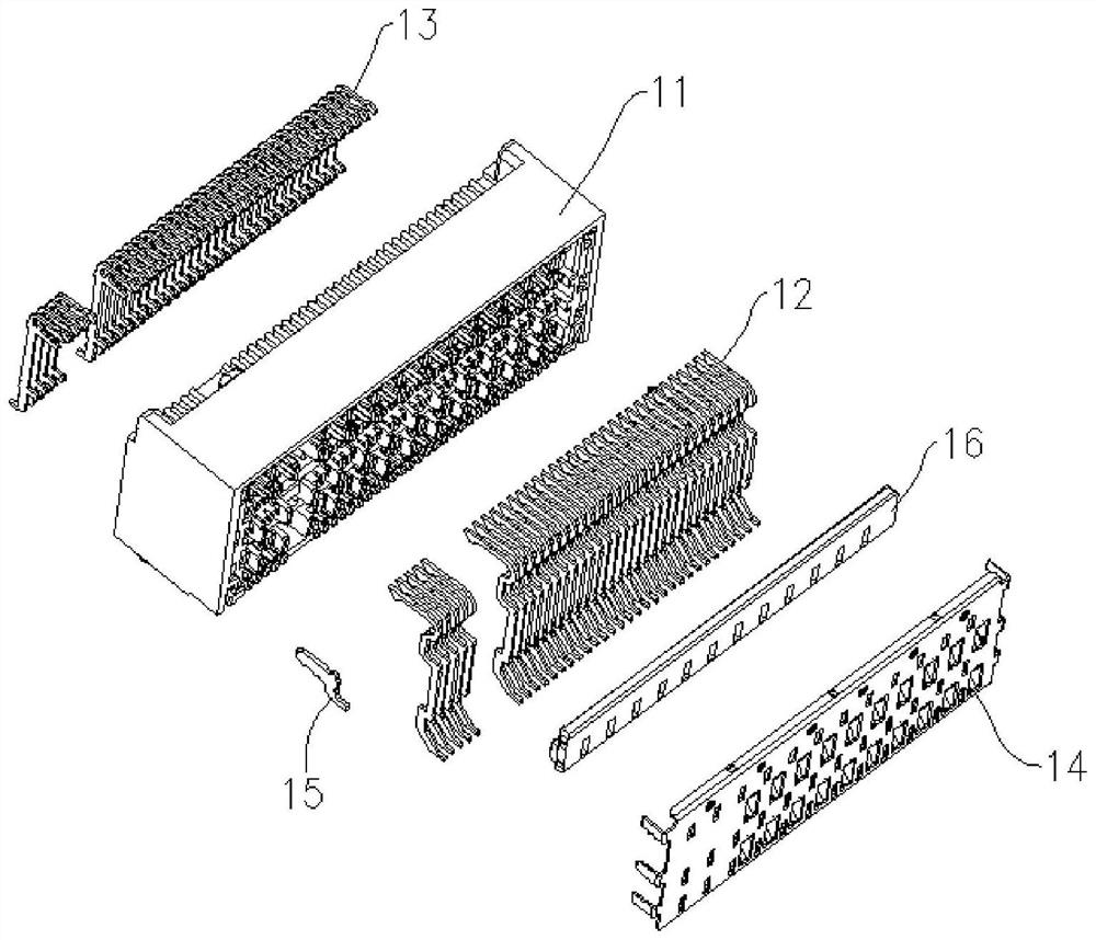 Terminal positioning structure of high-frequency card edge connector ...