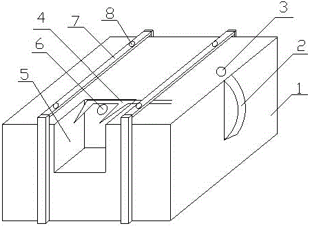 A LED pin cutting device for plug-in LED light strips