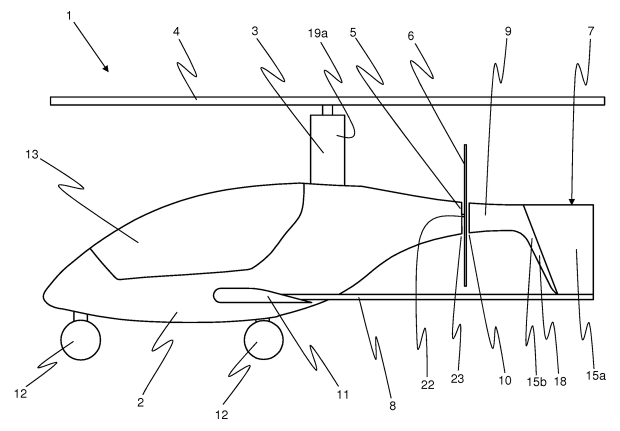 Autogyro with a streamlined outer contour