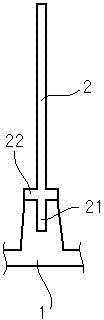 Structure for connecting heat dissipating fins and case