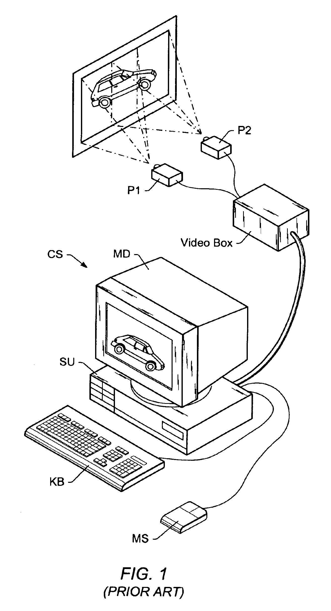 Graphics system configured to perform distortion correction