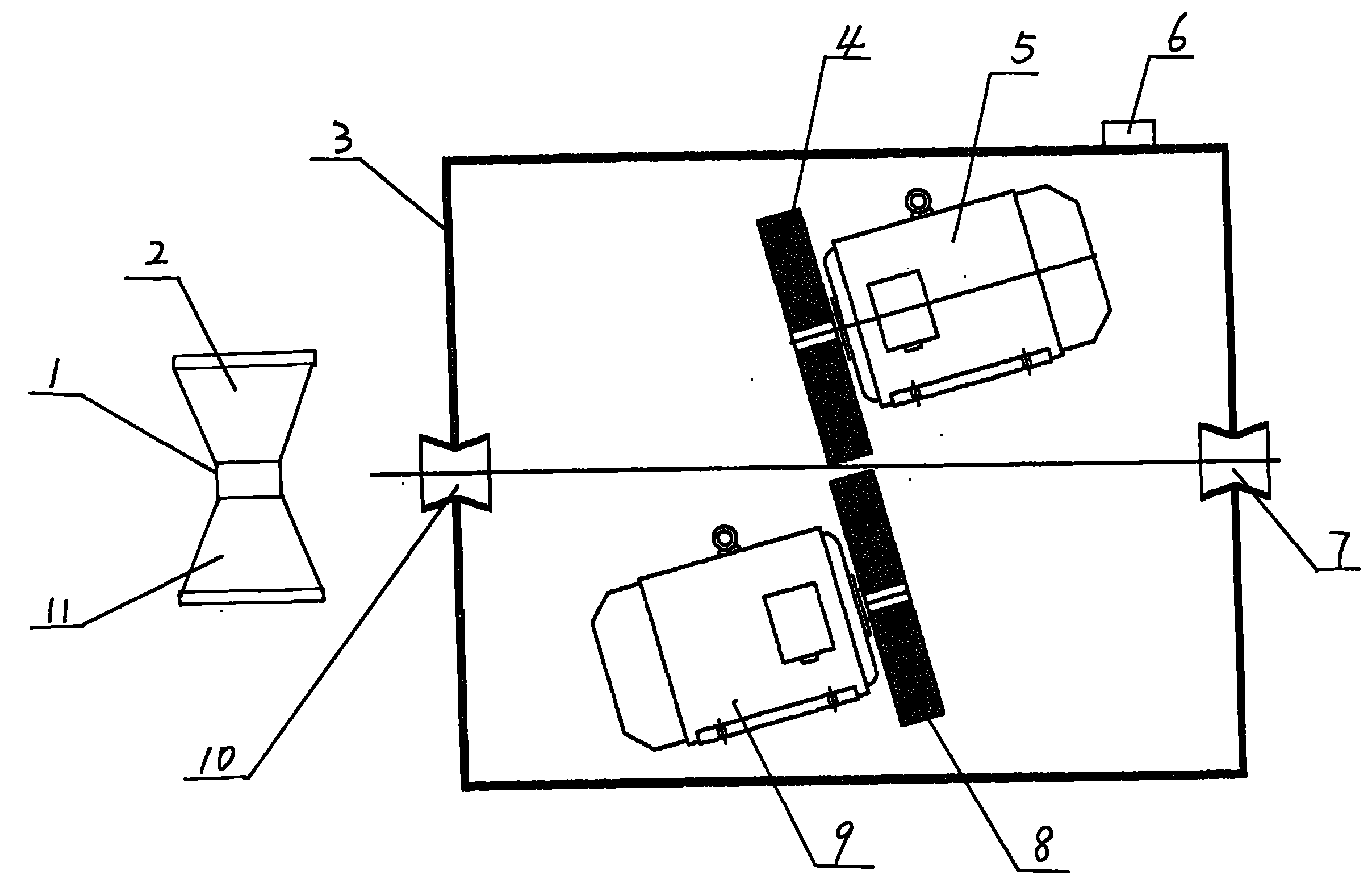 Rust removing device for circular tube