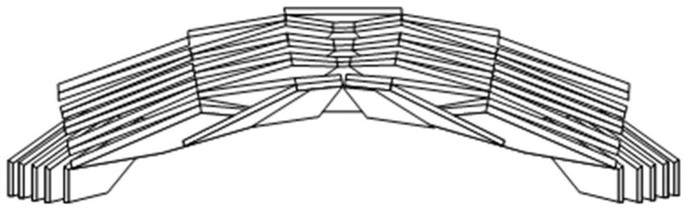 Shape memory spring bionic robot based on gradient Miura origami elastic curved beam