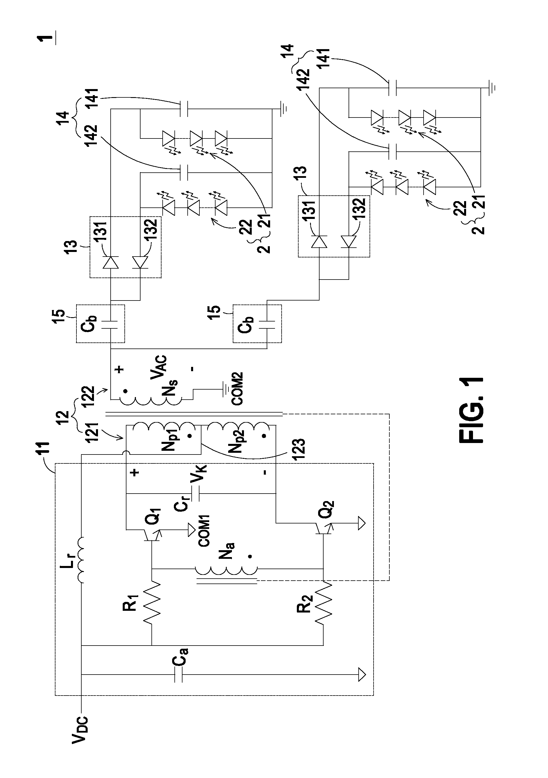 Backlight driving circuit for use in LCD panel