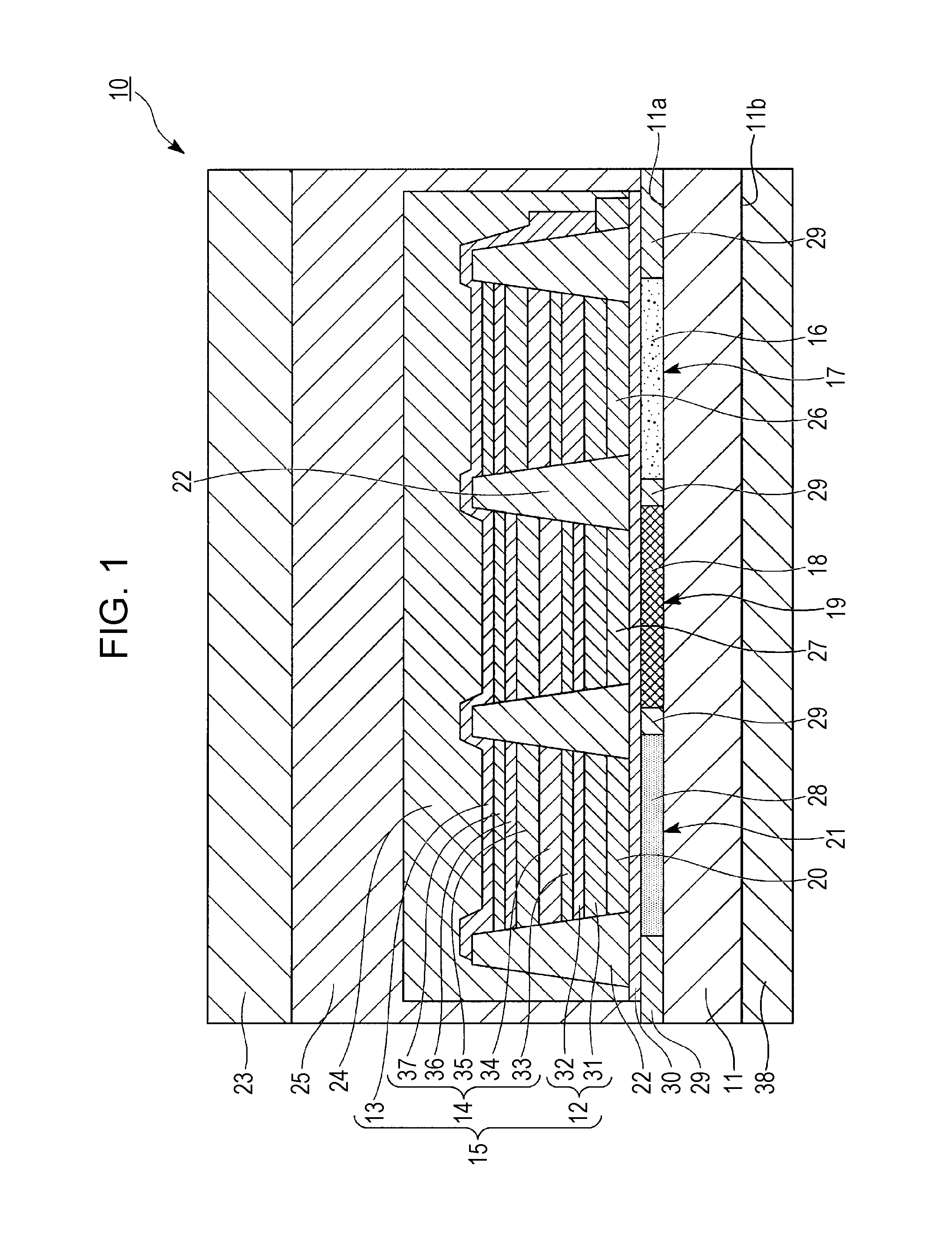 Organic electroluminescent display device, electronic apparatus including the same, and method for producing organic electroluminescent display device