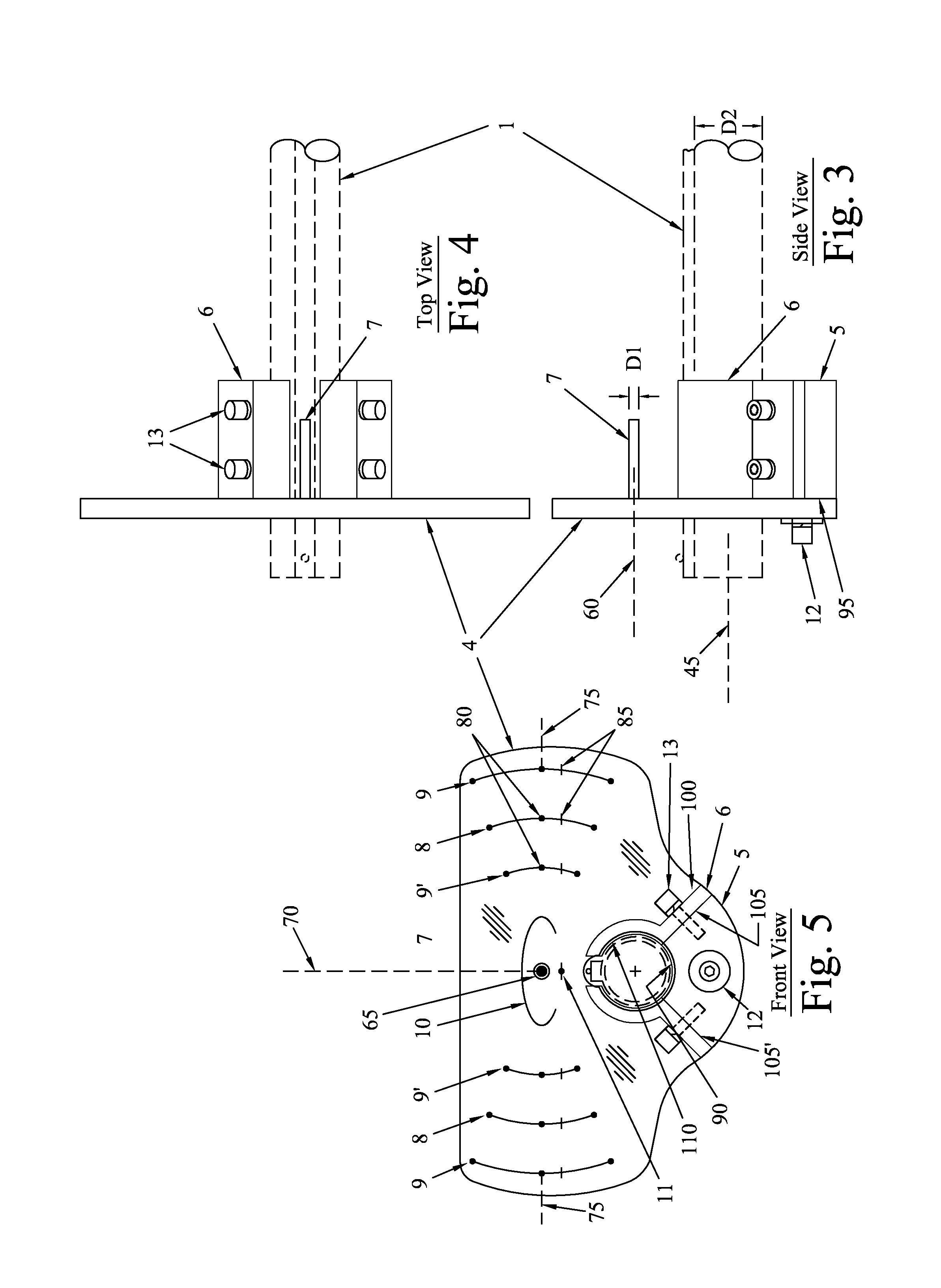 Elevated gun sighting device for hitting moving targets